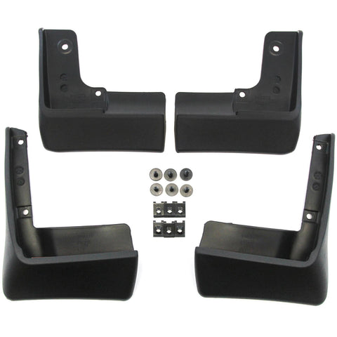 Protection and Custom Fit Molded 2010-2015 Fits Toyota Prius Mud Flaps Guards Splash 4 Piece Set