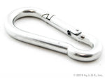 1 Steel Spring Snap Quick Link Carabiner Hook Clip 3-1/2 Inches Length - Medium Duty 200 Pound
