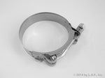 1x 304 Stainless Steel T-Bolt Turbo Silicone Hose Clamp 2.5 Inches 60-68mm