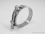 1x 304 Stainless Steel T-Bolt Turbo Silicone Hose Clamp 2.5 Inches 60-68mm